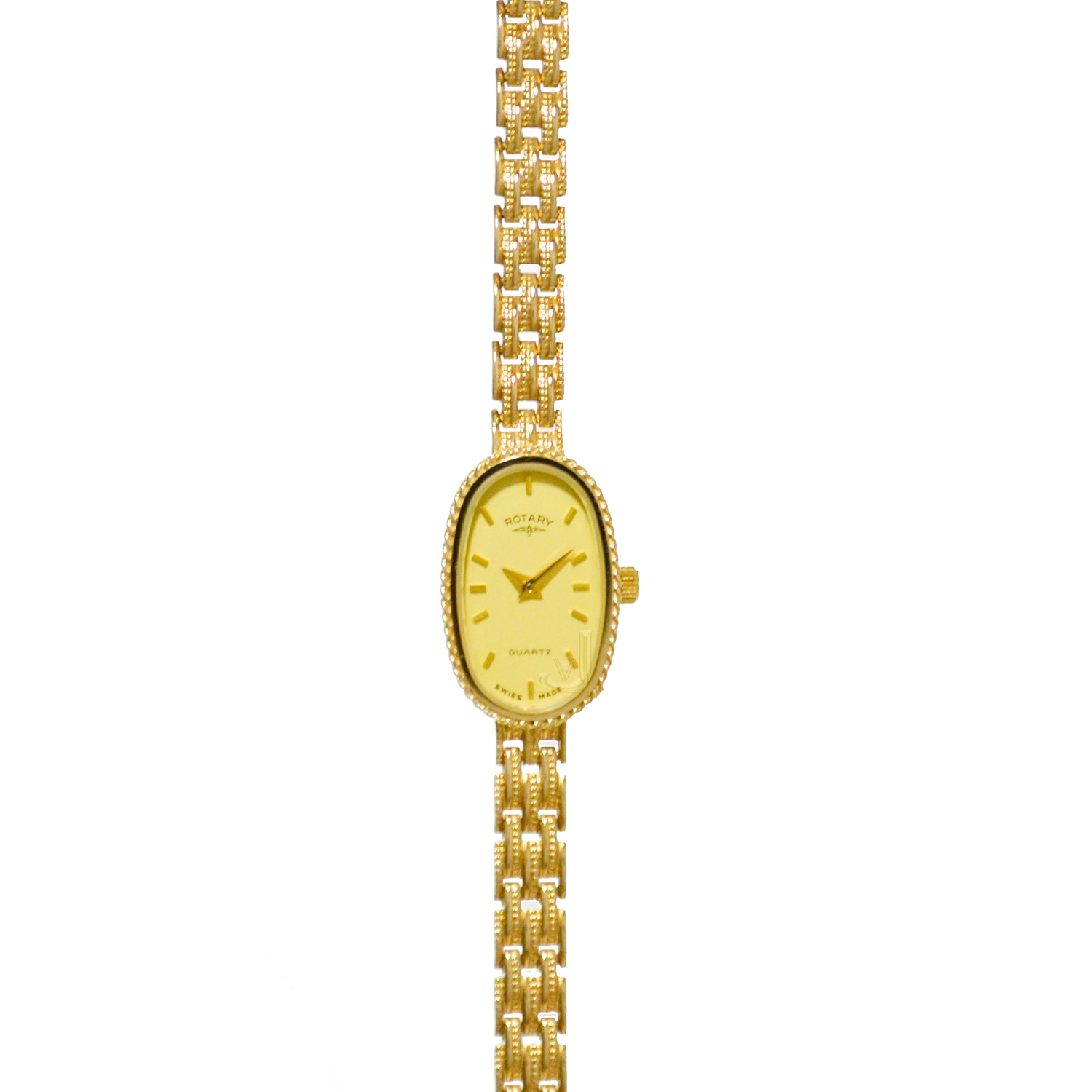 Rotary ladies Oval Shape Gold Bracelet Watch - Vinson Jewellers