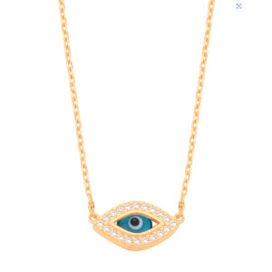 Gold Evil Eye Necklace