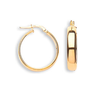 Y/G 24mm Tube Hoop Earrings