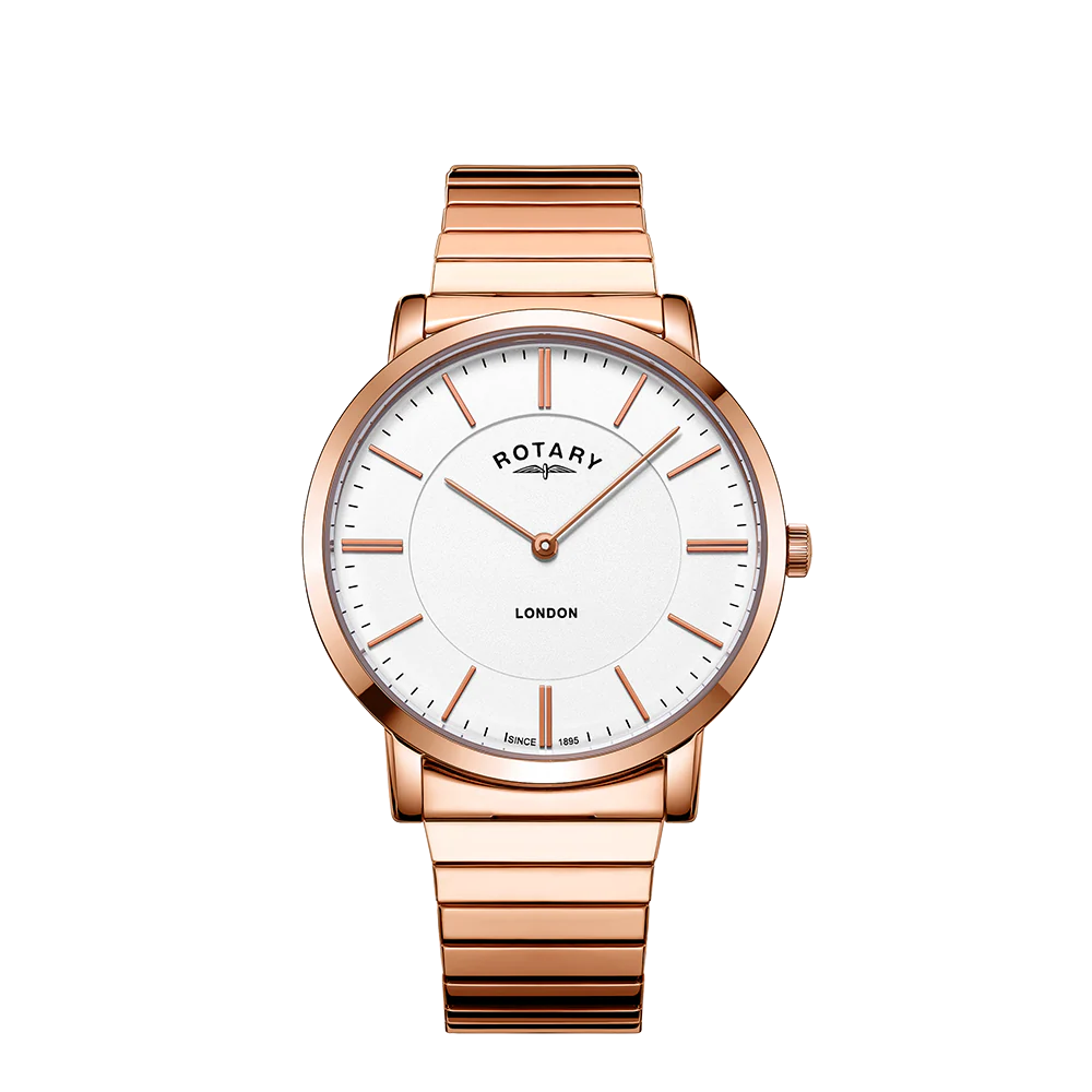 Rotary Rose Gold Expanding Bracelet Watch GB0276702