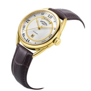 Rotary Traditional Leather Strap Watch