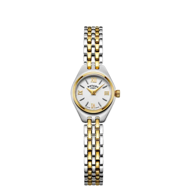 Rotary Traditional Cocktail Ladies Two Tone Bracelet Watch LB05126/70