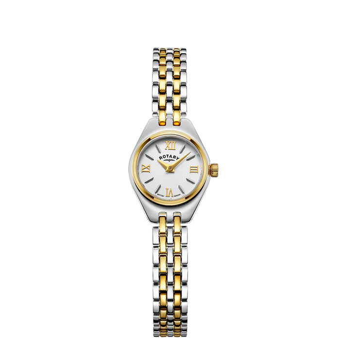 Rotary Traditional Cocktail Ladies Two Tone Bracelet Watch LB05126/70