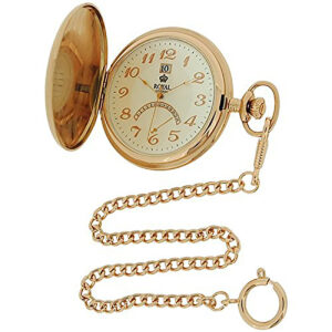 Royal London Rose Gold Hunter Pocket watch