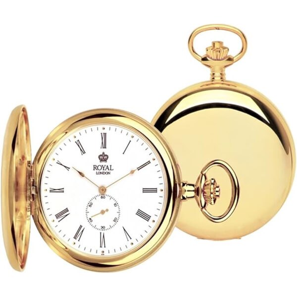 Royal London Gold PVD Pocket Watch - Image 3