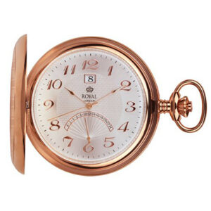 Royal London Rose Gold Hunter Pocket watch