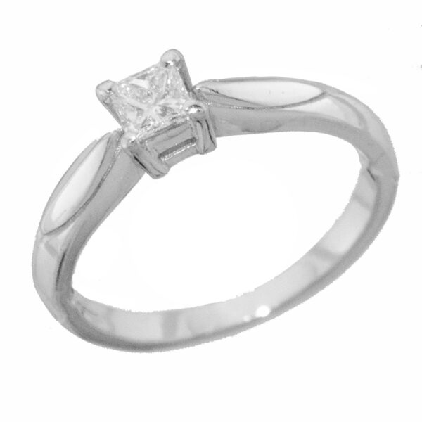 Princess Cut Natural Diamond Ring - Image 7