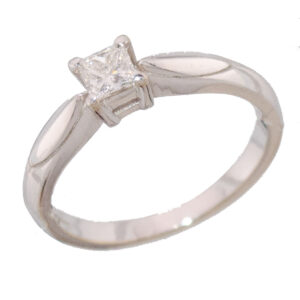 Princess Cut Natural Diamond Ring