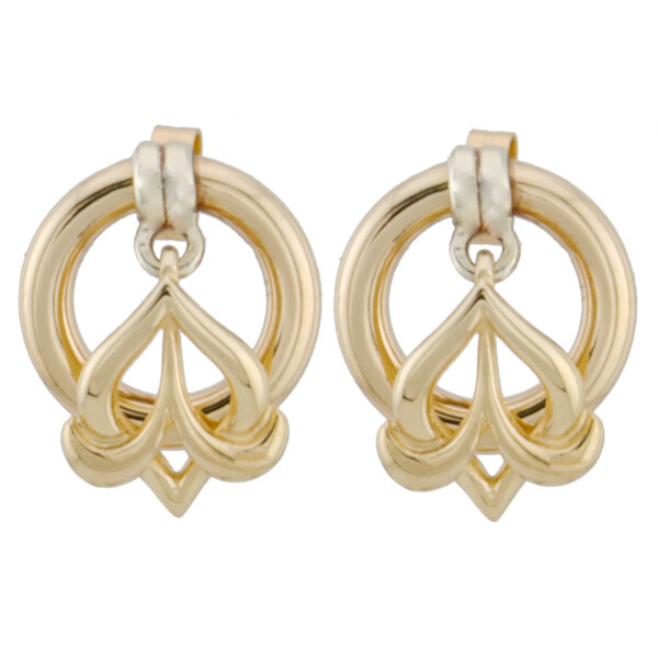 9ct yellow Gold Fancy Celtic Studs VJOS-ER007