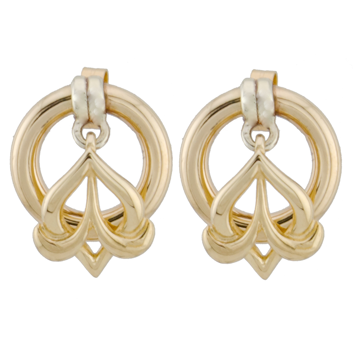 9ct yellow Gold Fancy Celtic Studs VJOS-ER007